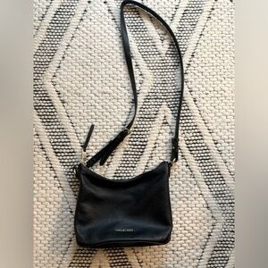 Michael Kors - Genuine Pebbled Leather - Black Crossbody Bag